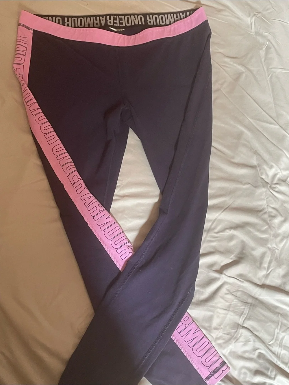 Under Armour Leggings with Pink Trim